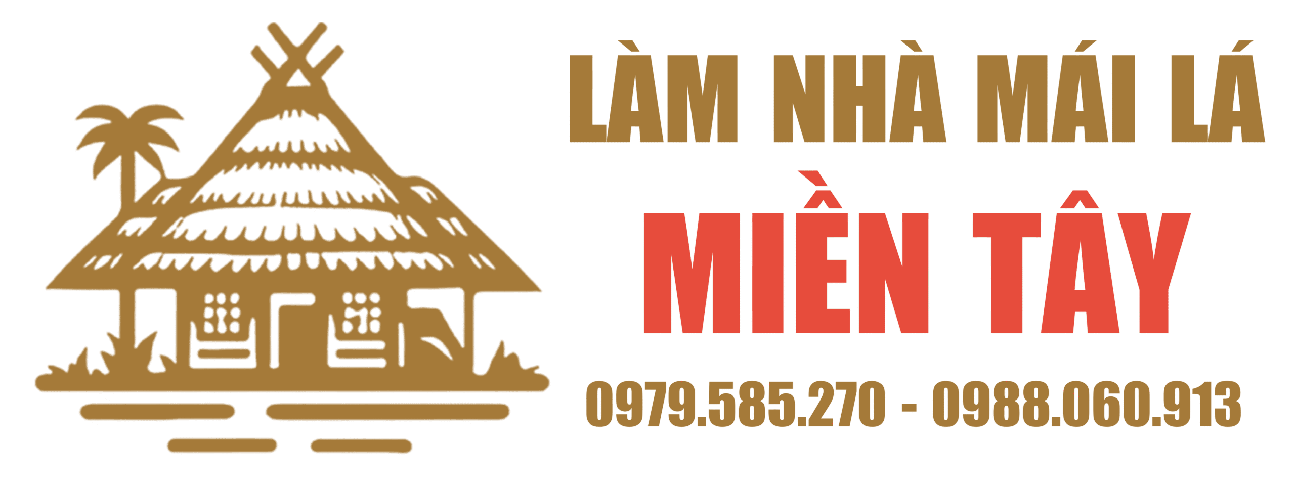 Làm nhà mái lá Miền Tây